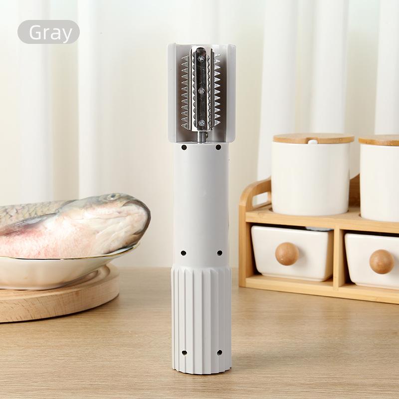 

Home-use Wireless Electric Fish Scale Remover Fish Scaling Tool Commercial Fish Skining and Scaling Scraper Fish scale remover серый
