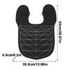 Silicone Hair Cutting Guide Collar Waterproof Cutting Cape with Guidelines Salon Hairdressing Hair Cutting Pad for Hair Stylist