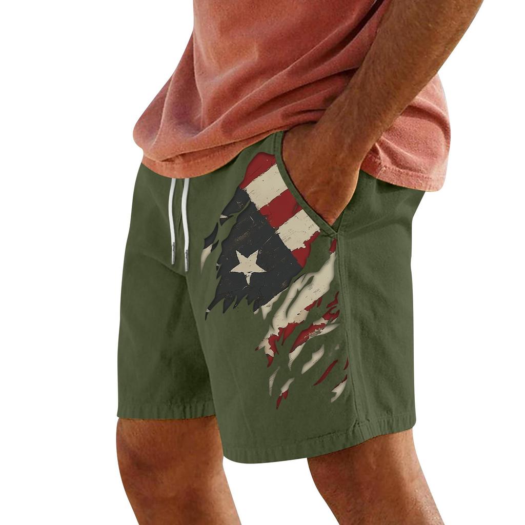 Men's Summer Large Casual Loose Sports Pants Beach Shorts