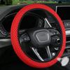 Universal Car Steering Wheel Protective Cover Breathable Elastic Band Anti Slip Flax Suitable 38Cm Four Seasons