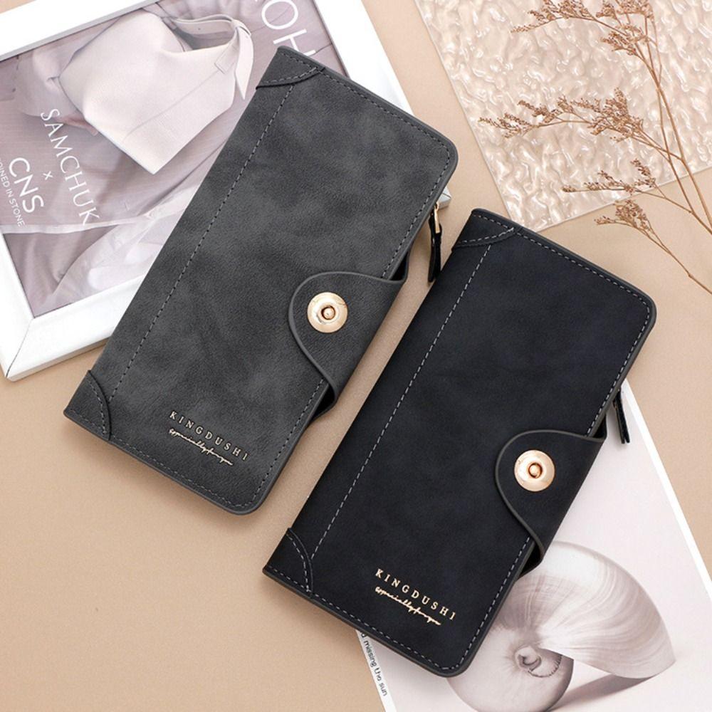 Card Brand Business Clutch Bag Purse ID Card Holder Simple Men PU Wallet Gift
