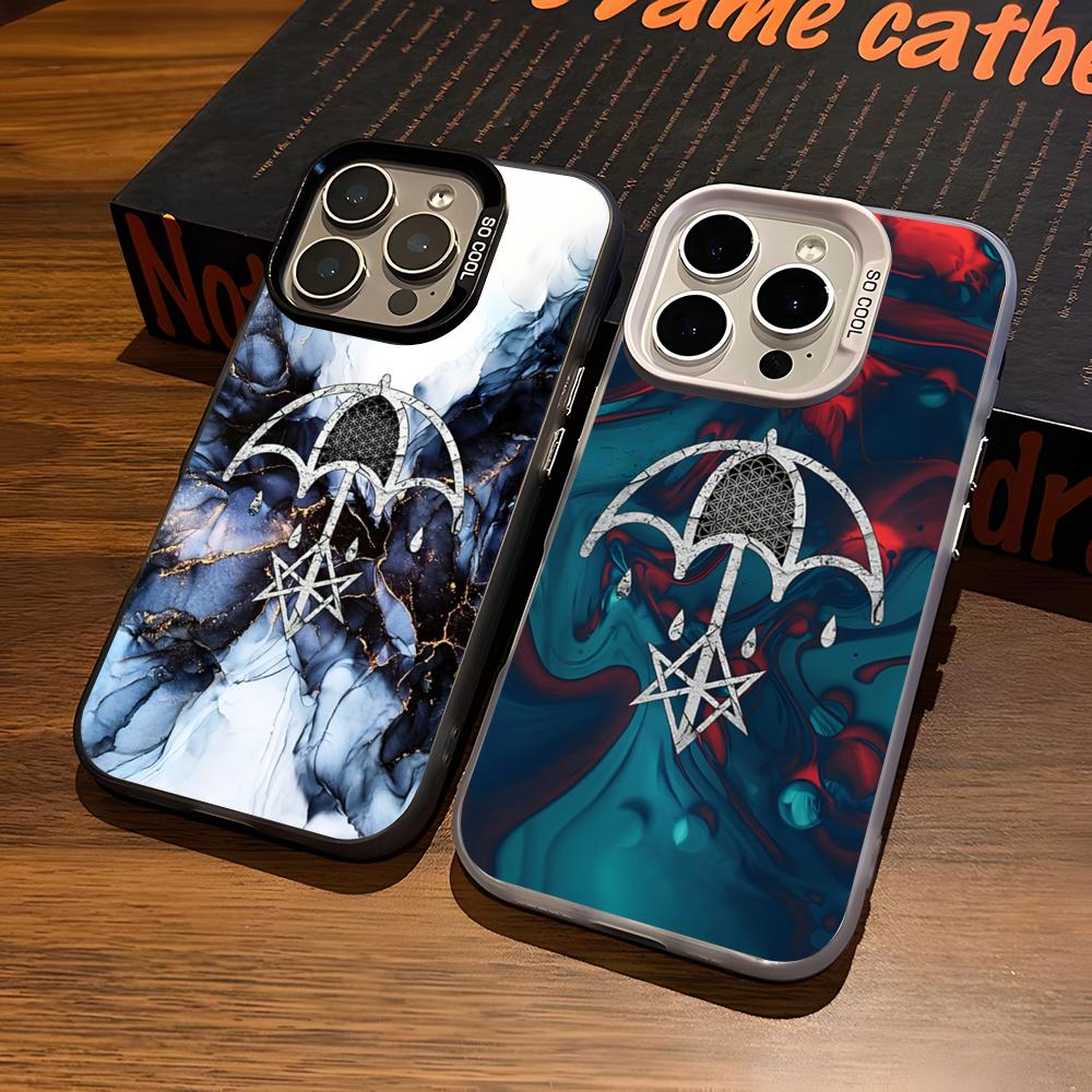 Bring Me The Horizons Phone Case For IPhone17 Air 16 15 14 Plus 13 12 11 Pro 7 8 XS Max XR Silver Black Bumper Case