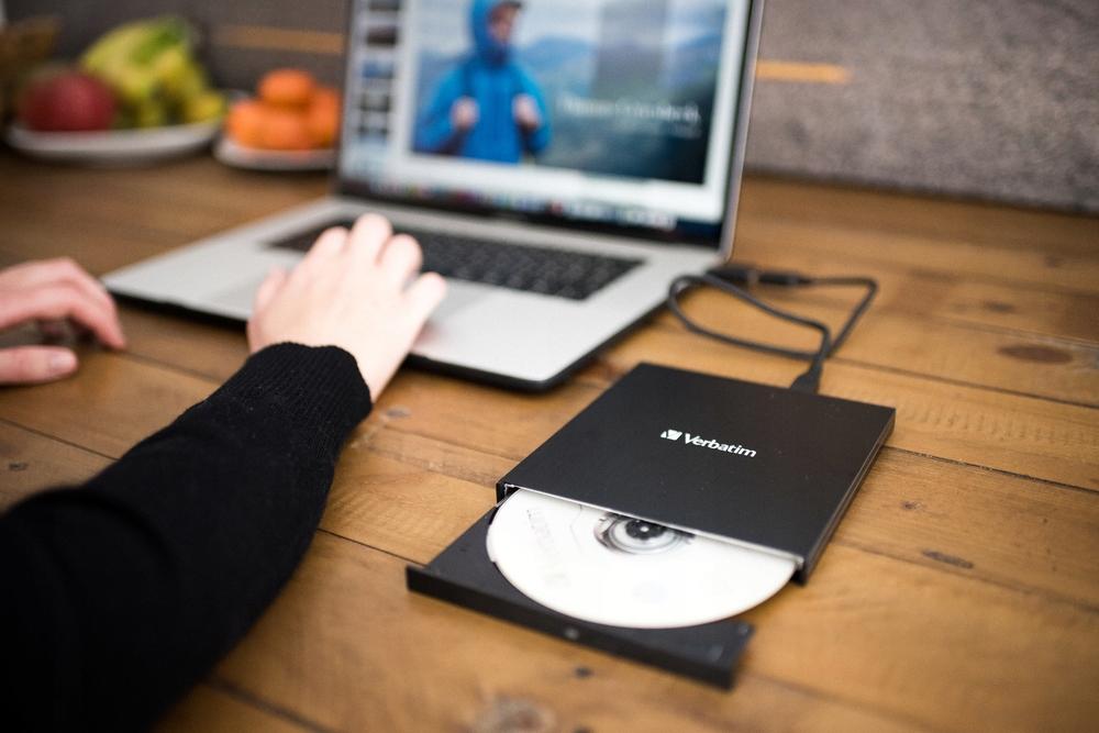 Nagrywarka zewnętrzna Verbatim CD/DVD RW USB-C 3.2 SLIM