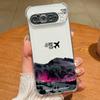 Airplane Route Map TPU Phone Case For Google Pixel 9 Pro Pixel 9 Pro XL Soft Silicone Transparent Back Cover For Google Pixel 9A