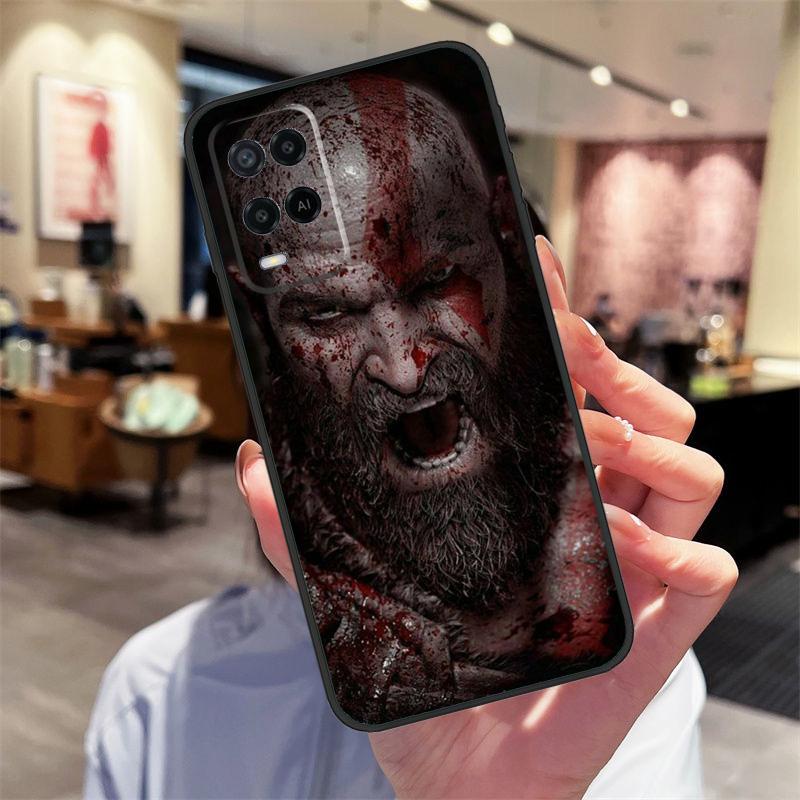God Of War Case For OPPO Find X5 Pro X3 Lite A15 A16 A52 A72 A5 A9 A31 A53 A83 A93 A94 A74 A54 Cover