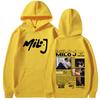 Rapper Milo J 111 Album Merch Hoodies Mannen Vrouwen Kleding Vintage Hip Hop Hooded Sweatshirt Casual Oversized Pullovers Fans Cadeau