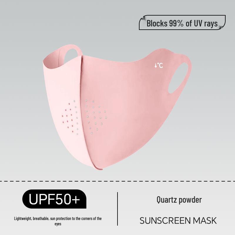 Ice Silk UV Protection Face Mask - Unisex, Full Coverage