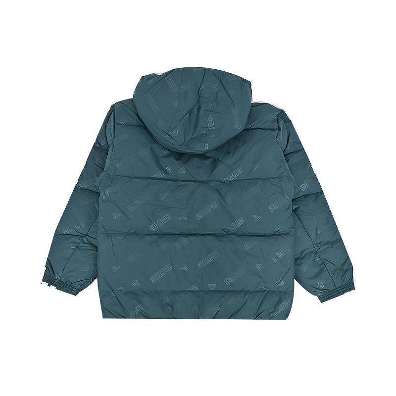 Adidas Down Jacket With Brand Logo Three Stripes Duck Down Warm Hooded Long Sleeve Kids Jackets KC5921