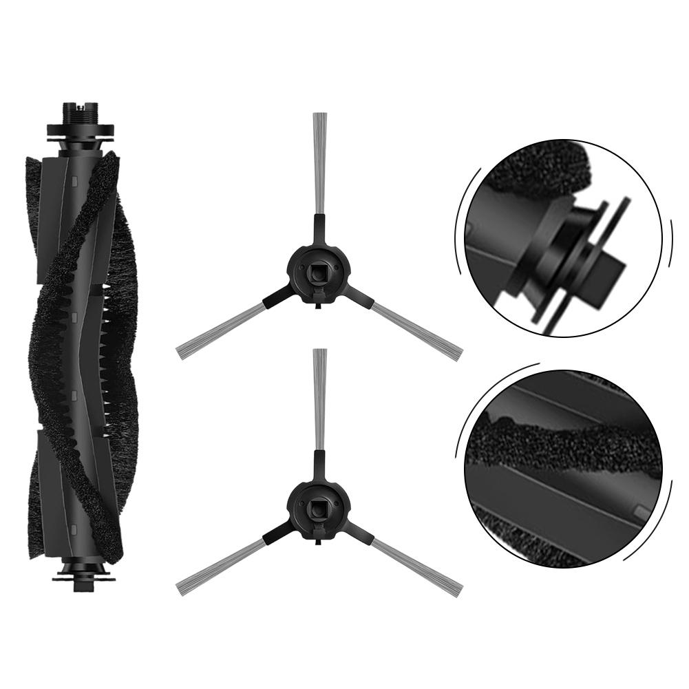Main Brush Side Brushes Kit Maintain Clean And Hygienic Floors For Airzeen R7 / For Airzeen J11 / For Laresar P11 Robot Vacuums