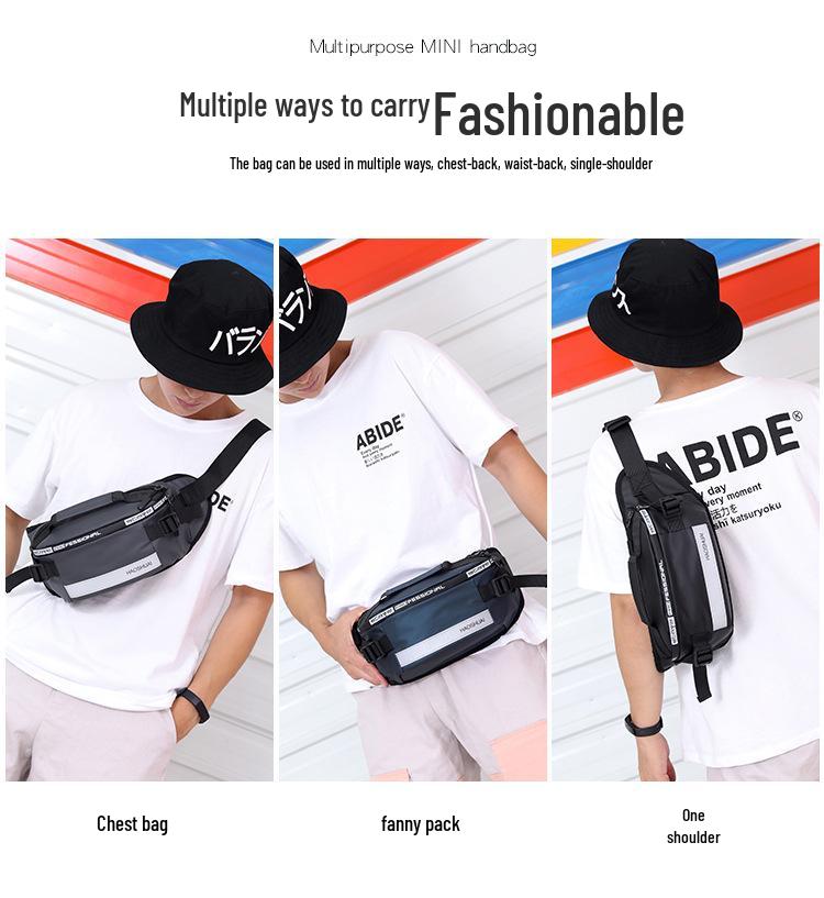 New Fashion Reflective Anti-Theft Waist and Chest Bag for Outdoors & Running