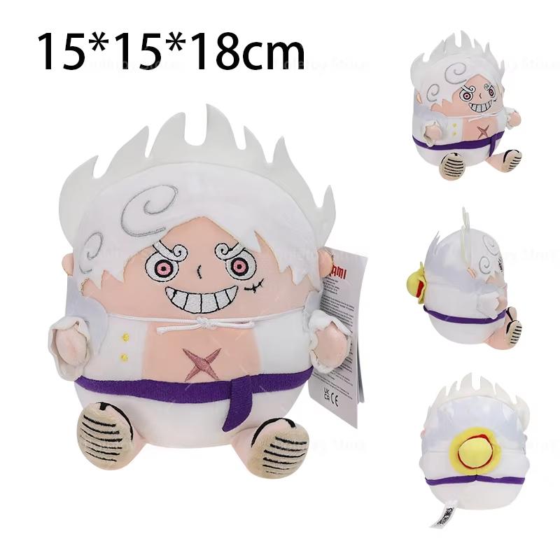 

Original One Piece Plush Toy Gear 5 Luffy Sanji Brook Tony Tony Chopper Soft Stuffed Animal Kids Genuine Anime Gift