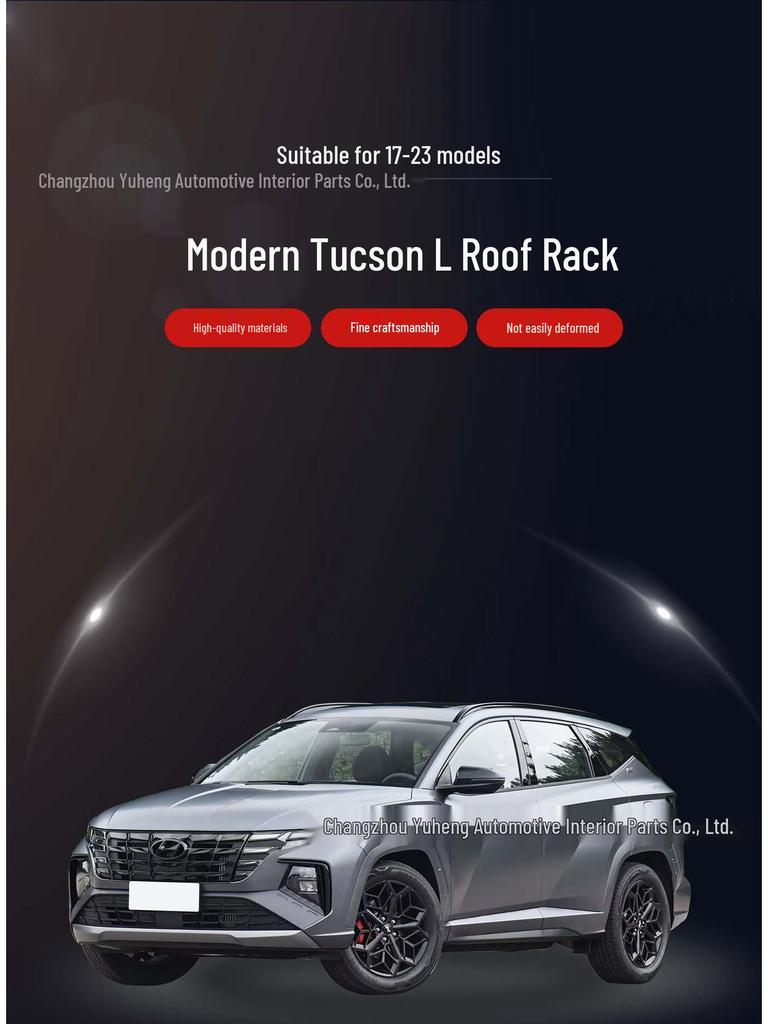 Tucson L 2017-2023 Plastový lepicí střešní nosič Sestava