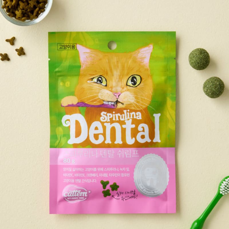 

[Pet] Cattem Spirulina Dental 80 G Shrimp