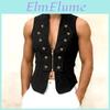 Deep V Incerun Men Neck Sleeveless Splits Zipper Casual Fitted Thin Tank Tops Waistcoats