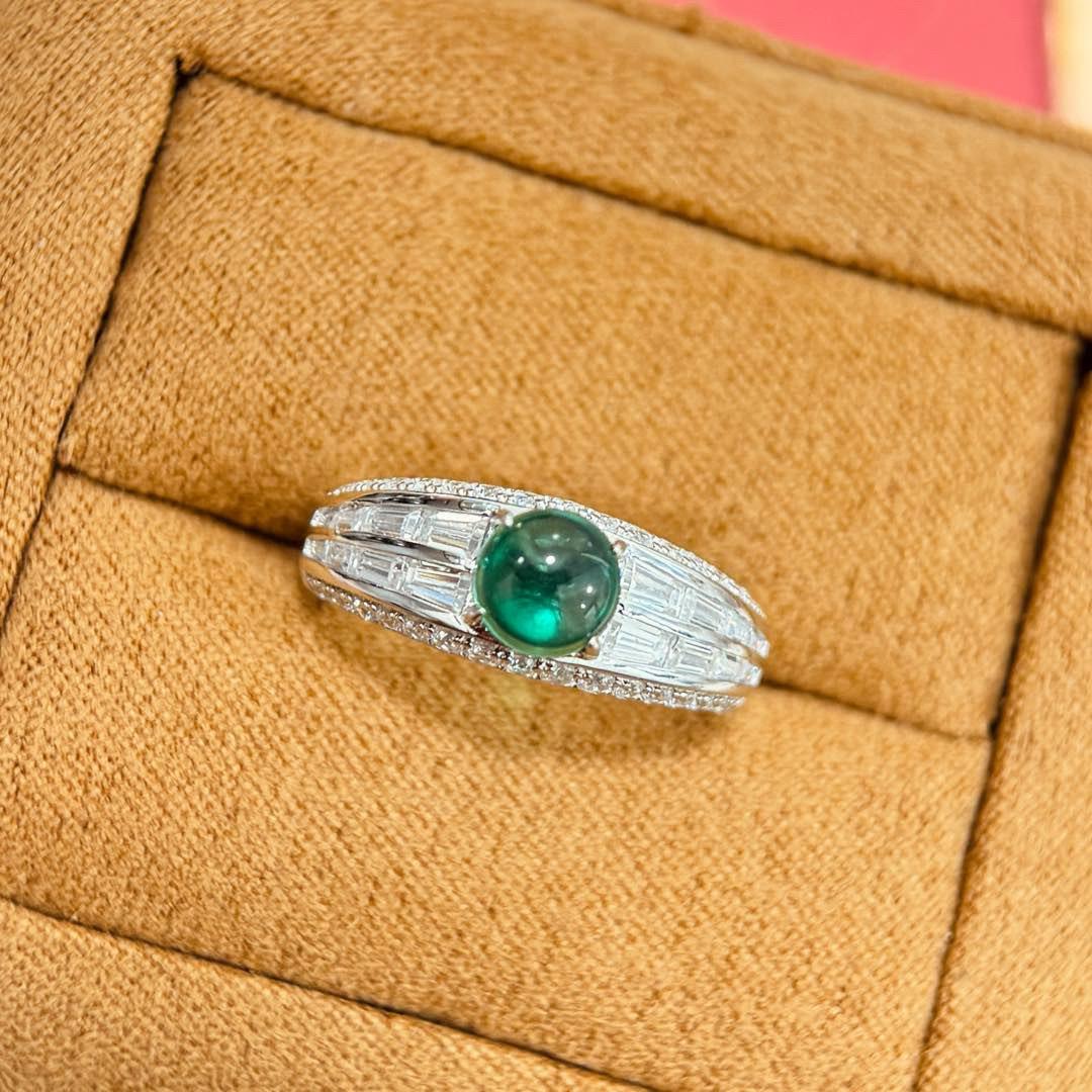 

New Vintage 100% Pure 925 Sterling Silver Rings Emerald Gemstone Rings Full Pave 5a Zirconia Ring For Women Luxrry Jewelry 8