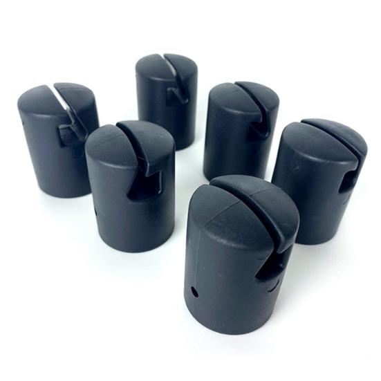 1 Set Trampoline Enclosure Pole Caps Wear Resistant High Strength Smooth Edge Super