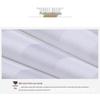 100% Cotton Striped Hotel White Bedding Set - Sateen Stripe, 4-Piece.