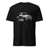 1956 F100 Klassischer LKW T-Shirt – Vintage Pickup Linienzeichnung Grafik T-Shirt
