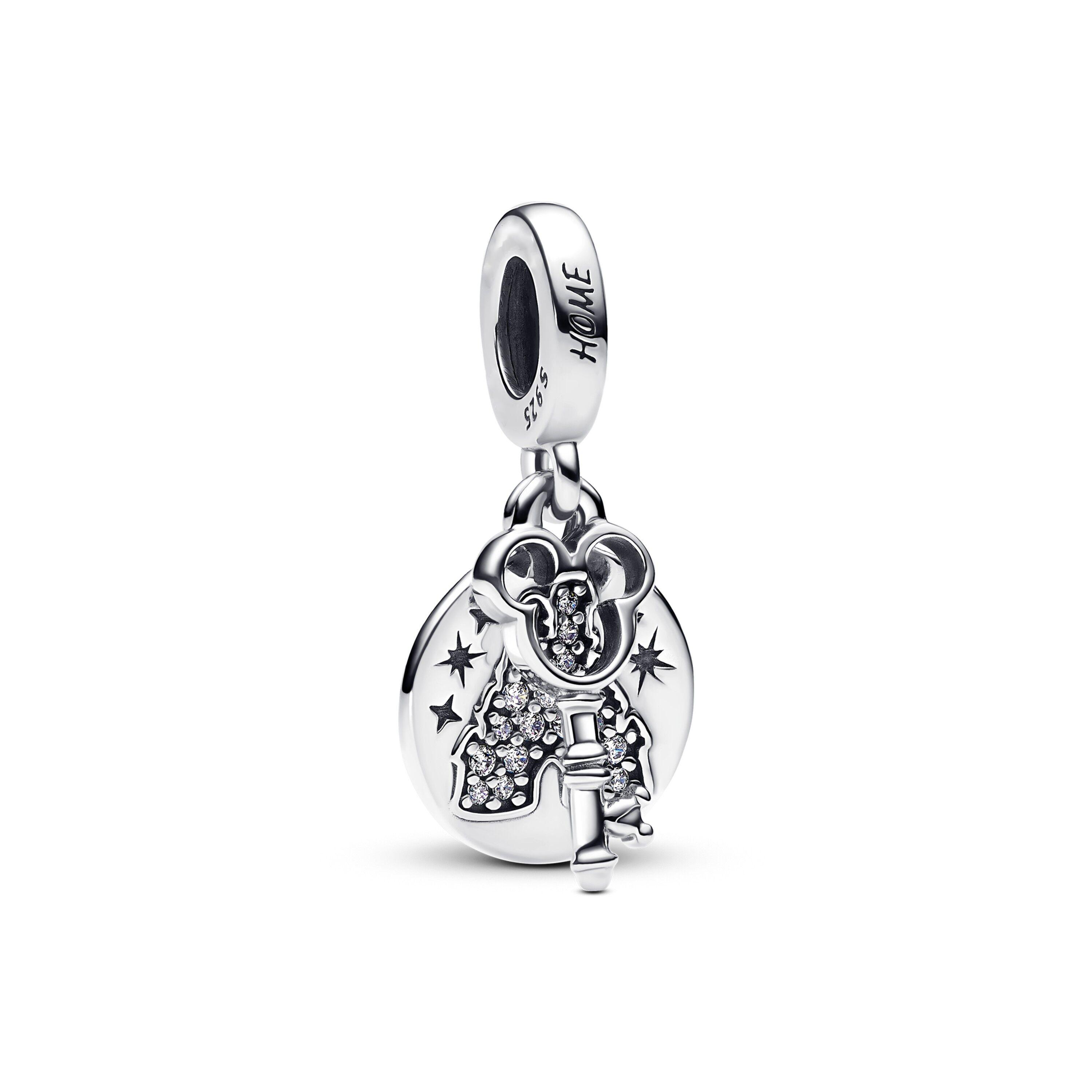 

925 Silver s House keys And Castle Pendant Charm Fit Original Bracelets For Women Jewelry Trinkets