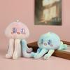 1Pcs Plush Cute Marine Animal Jellyfish Octopus Doll Keychain Bag Decoration Pendant Keychain Girl Bag Keychain Kawaii Keychain