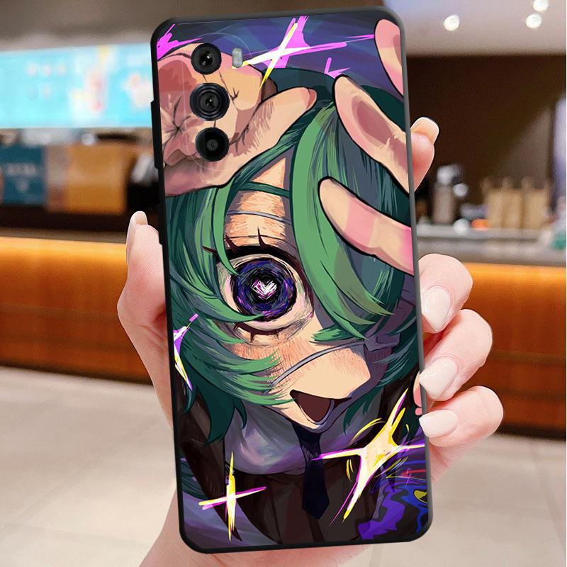 Phone Case For Motorola Edge 60 50 40 Pro 60 50 40 30 Ultra Neo Fusion Moto G Stylus G Anime Girl Art Horror Eyes