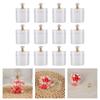 12 Pièces Cylindre Transparent en Plastique Porte-Bonbons Boîte de Rangement Bonbons Chocolats Pour Célébration de Mariage Emballage Cadeau d'Anniversaire