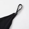 Women's Clothing Autumn and Winter New Women's Clothing European and American Style French Backless Design Solid Color Dress Women