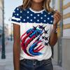 Maglietta Estiva da Donna Versatile Moda Retrò Maniche Corte T-shirt Casual Stampate Top