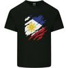 Torn Philippines Flag Pilipino Day Football Unisexs Light Cotton TShirt