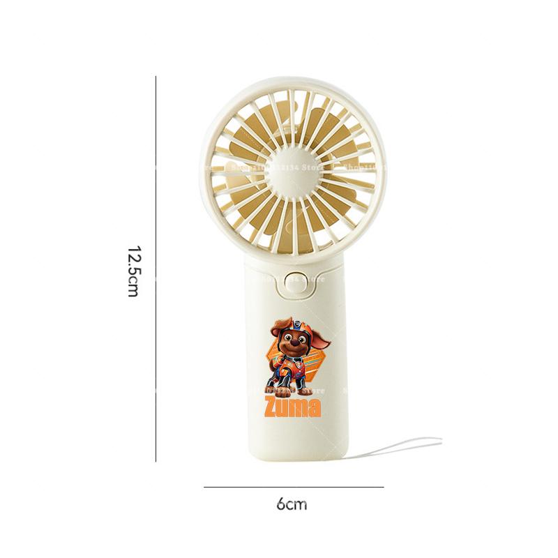 PAW Patrols Portable Fan Convenient Small Fan Summer Pocket Hand-held Fans Lightweight Handheld Kawaii Mini Fan Air Coolers Gift