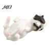 Decorative Dog Statue Simulated Sleeping Model, Realistic Lying French Bulldog Figurine, Mini Handcrafted Figurine PVC Animal Educational Toy