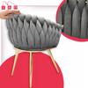 Freestanding Armchair Tilo Gray Decorative Velvet Chair Family Meble