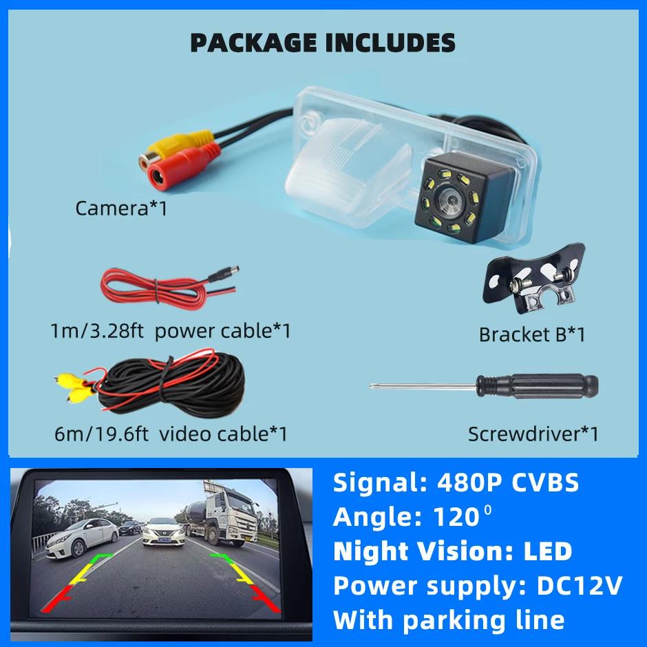 

HD Backup Camera Reverse License Plate Light for For Volkswagen Eurovan Caravelle Transporter T4 Business 1990-2003