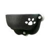 All-Season Semi-Enclosed Felt Cat Bed: Detachable Round Bed & Window Hammock