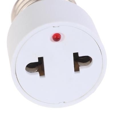 220V E27 ABS Weißer Stecker Zubehör US/EU Stecker Schraubbirnenfassung Adapter