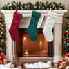 Knitted Yarn Christmas Stockings and Ornaments - Festive Gift Bags and Tree Decorations