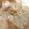 Tablecloth Jacquard Flower Bird Plant Rectangular Dining Table Cloth Thick Tablecloth Dustproof