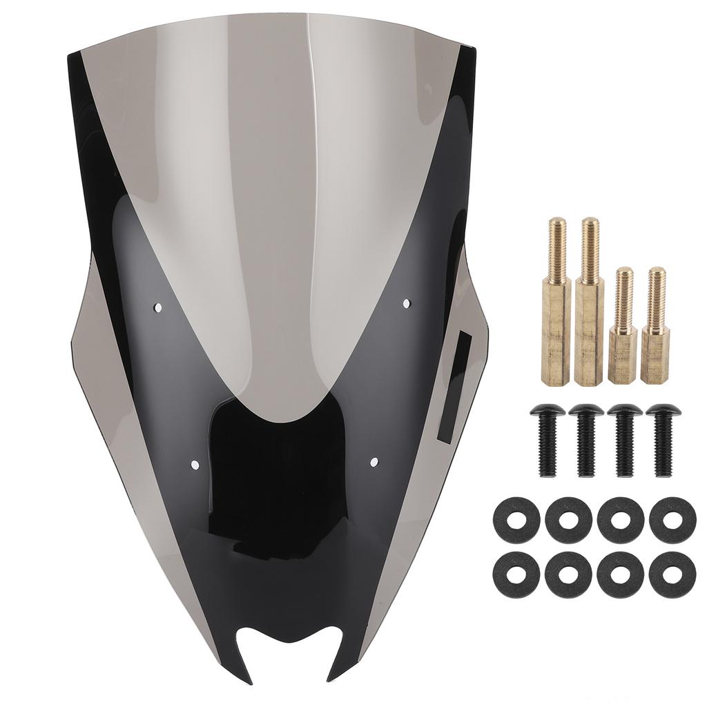 Motorcycle Raised Windscreen Replacement Fit for N 125Celsius155 20152018(Transparent )