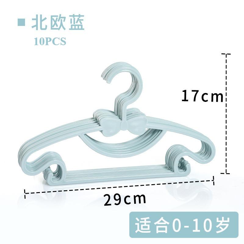 

10PCS Baby Hangers Children Coats Storage Hanger Closet Organizer Kids Clothes Hanger Racks Portable Display PlasticHangers Home