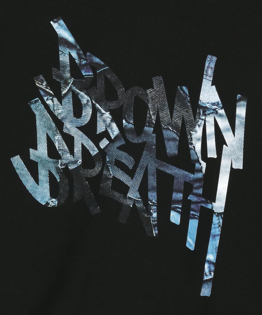 Patchwork Tag Hoodie - Black