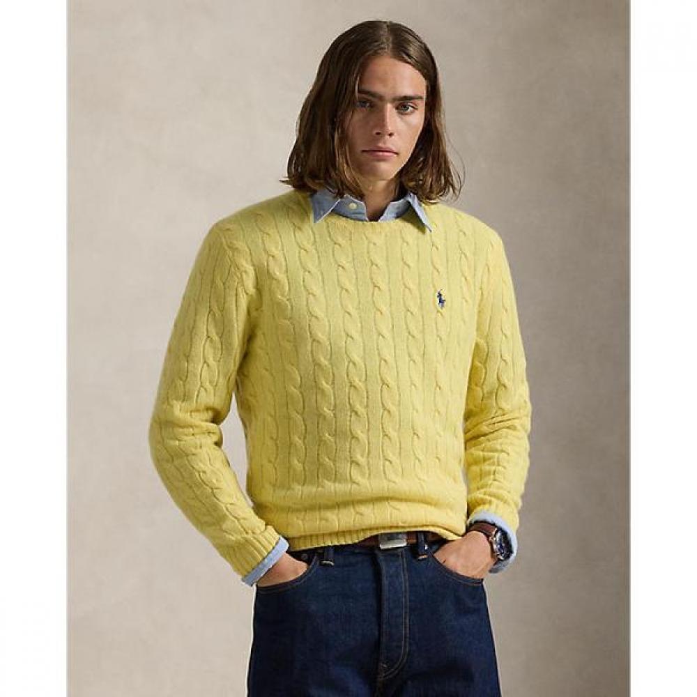 Polo Ralph Lauren Men S Cable Knit Wool caShmere Sweater mnpoSwe16822406700 XL