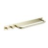 Promotion! Strong Viscosity Adhesive Towel Holder with Two Hooks Rustproof 304 Stainless Steel 3M01N