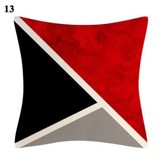 

Чехол на подушку, мягкий на ощупь, легко чистится, легкий, полезный, 18-дюймовый абстрактный геометрический диван, наволочка для гостиной