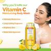 Mamaearth Vitamin C Moisturizing Body Wash 275ml Pack of 1 for Radiant Glow Hydrated Skin Lemon Scent