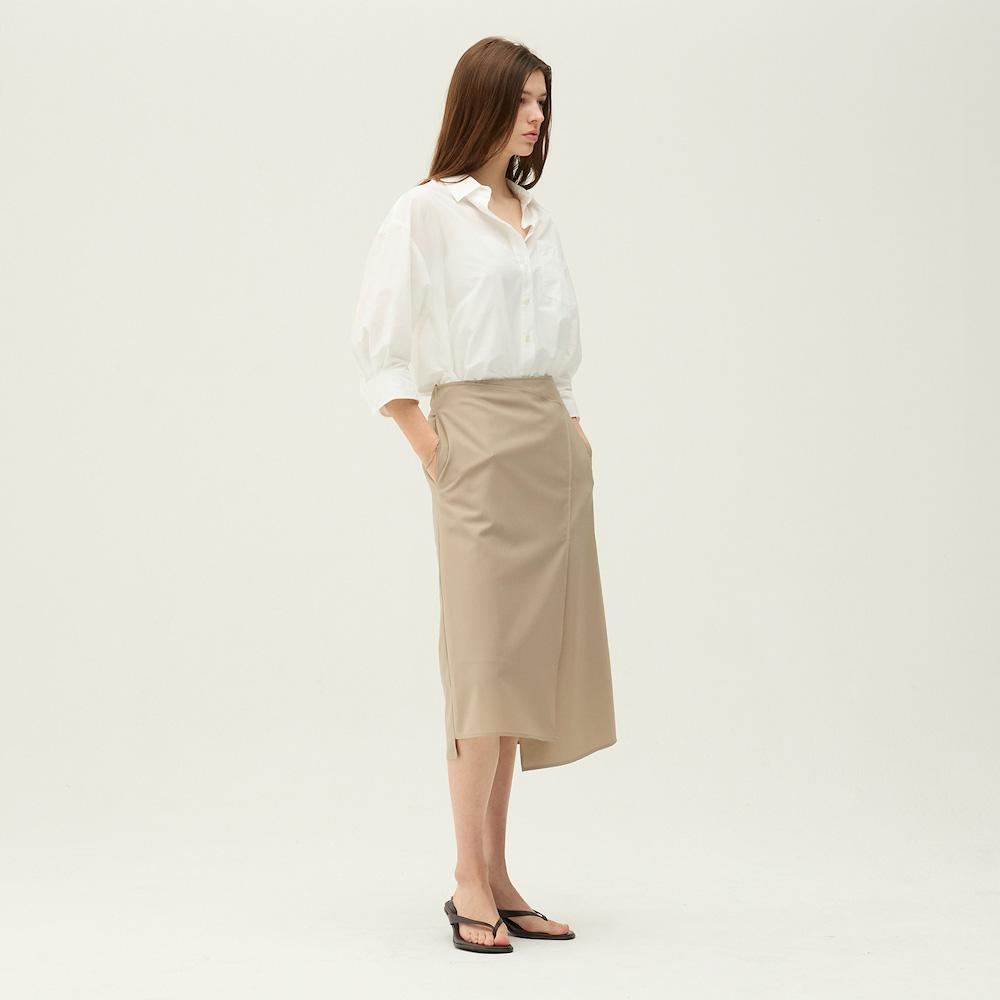 Ibiem Modern Layered H Skirt Emq4Wsk080