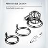 MoDi Men's Metal Chastity Lock Bound To Prevent Cheating Penis Cage Wear It Outside Cock Cage Chastity Device for Men Adult Supplies