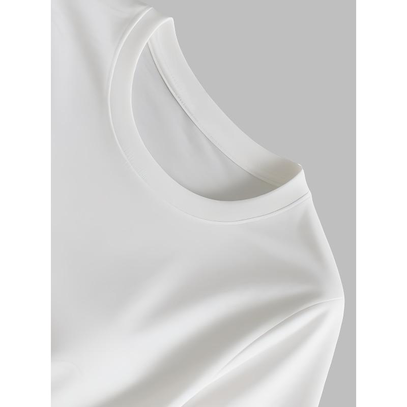 Womens Pure - White T-Shirt: Island Escape White T-Shirt Tropical Oasis Vibes