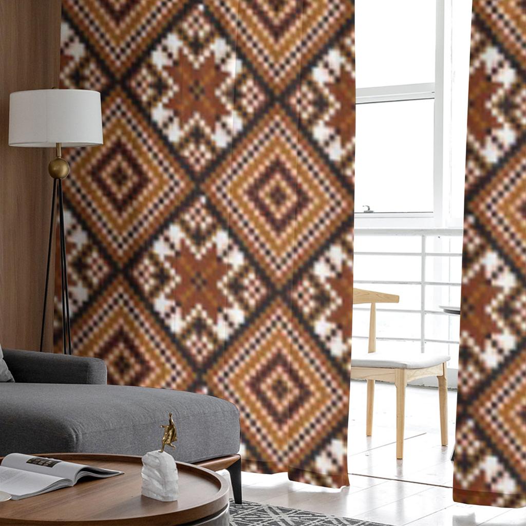 Ukrainische Gardinen für Wohnzimmer Transparente Tüll Fensterbehandlungen Schlafzimmer Küche Wohnkultur Schleier Vorhänge