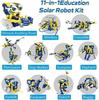 Solar-Powered 13-in-1 Educational Toy Car & 6-in-1 Space Robot Kit