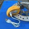 Cerradura de Disco de Freno Antirrobo Recargable para Bicicletas y Patinetes Eléctricos - Modelo Nuevo
